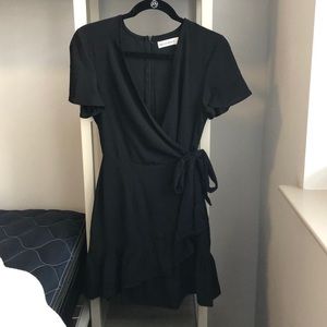 Black cocktail dress